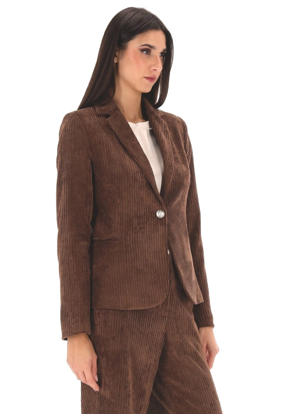 SZTRUKSOWA MARYNARKA DAMSKA EKS L2531