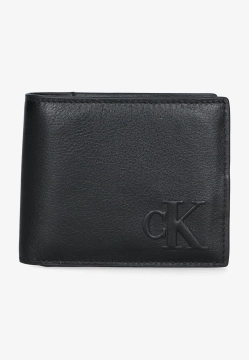 SKÓRZANY PORTFEL MĘSKI SKŁADANY NA PÓŁ RFID CALVIN KLEIN LV04G1072GC