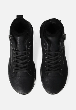 SNEAKERSY DAMSKIE ZA KOSTKĘ RIEKER 45920-01