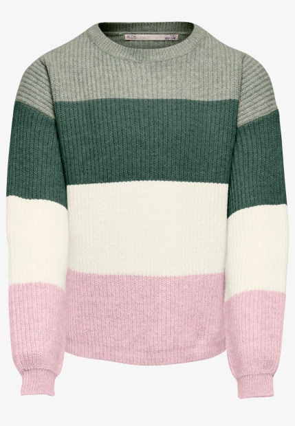 SWETER DZIEWCZĘCY W PASY ONLY 15207169