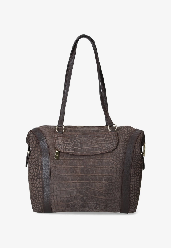 SKÓRZANA DUŻA TOREBKA BRUNO ROSSI N42