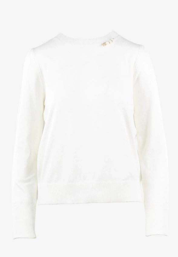 SWETER DAMSKI Z FALBANKOWYM DEKOLTEM ZAPS AVOLA