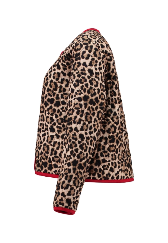 PIKOWANA KURTKA DAMSKA ZAPINANA NA ZATRZASKI HAILYS EMK-230083