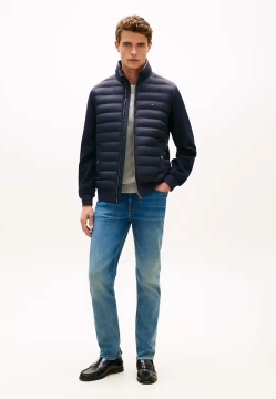 BLUZA MĘSKA Z PIKOWANY PRZODEM TOMMY HILFIGER MW0MW41329