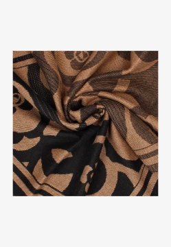 SZAL DAMSKI Z WISKOZY I WEŁNY Z ALPAKI YINHJ1625