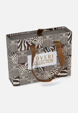 SZAL DAMSKI Z WZOREM W SERDUSZKA COVERI COLLECTION 252102