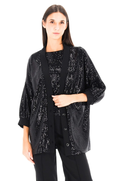 MARYNARKA DAMSKA Z CEKINAMI EKS 94896