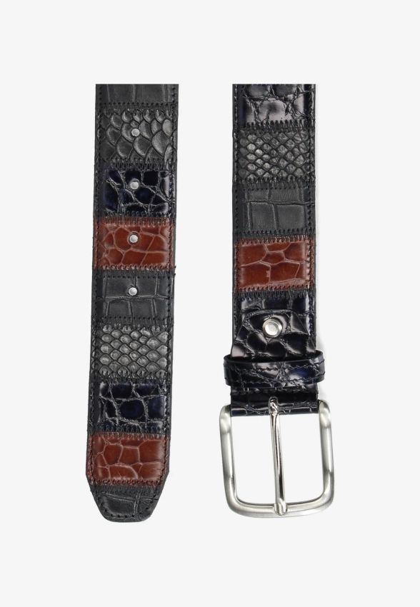 SKÓRZANY PASEK MĘSKI GABEL PATCHWORK