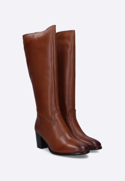 SKÓRZANE KOZAKI DAMSKIE HOSIS CLU4410