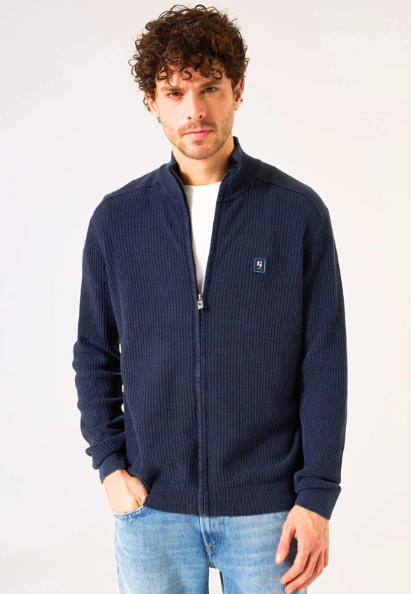 SWETER MĘSKI ZAPINANY NA ZAMEK GARCIA JEANS I51247