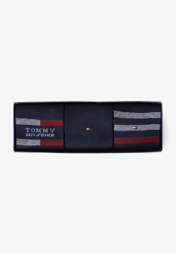 SKARPETY WYSOKIE 3 PARY W PUDEŁKU PRODUCENTA TOMMY HILFIGER 701235376C