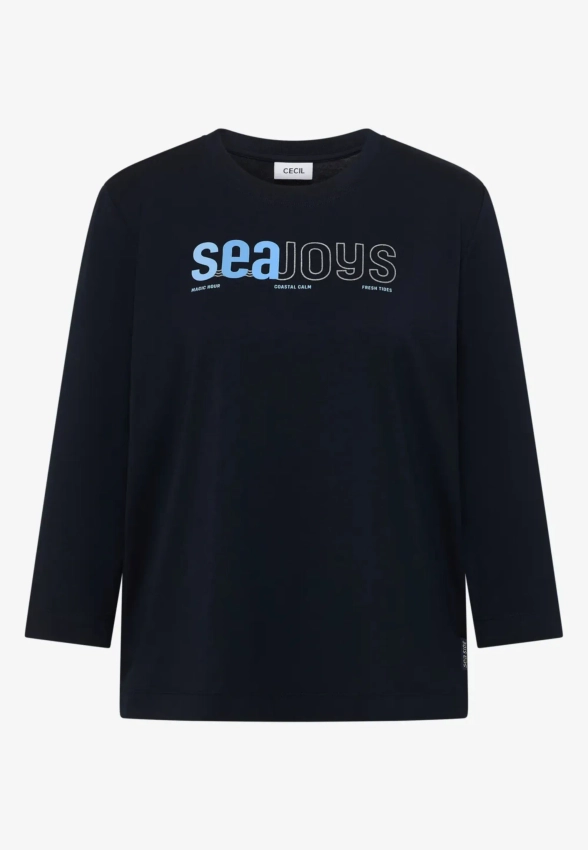 T-SHIRT DAMSKI Z NADRUKIEM CECIL 1 324549