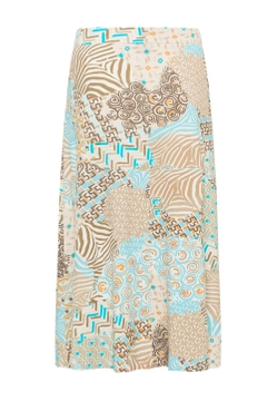 WZORZYSTA SPÓDNICA DAMSKA BARBARA LEBEK 61570042