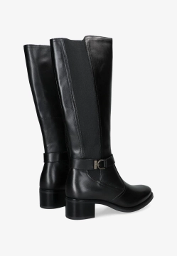 SKÓRZANE KOZAKI DAMSKIE NA PŁASKIM OBCASIE SHOELAB 2927