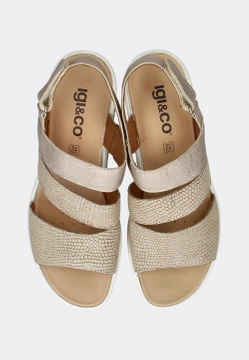 SANDAŁY DAMSKIE NA KOTURNIE IGI&CO 5667422