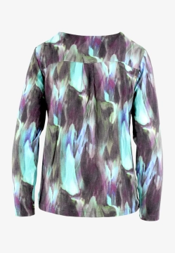 KOLOROWA BLUZKA DAMSKA Z WISKOZY TOP BIS VIRTI
