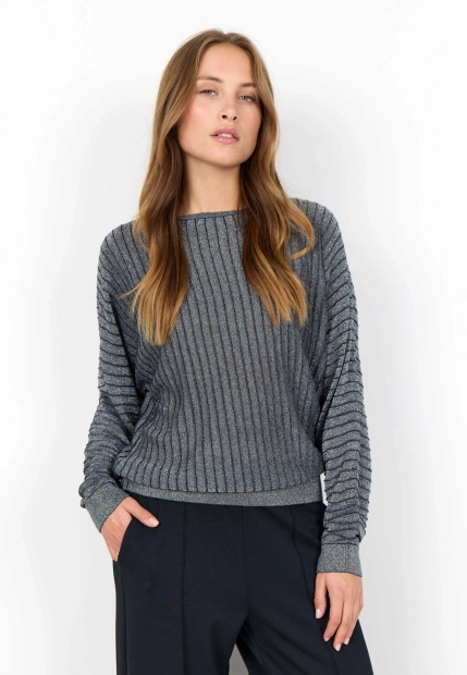 SWETER DAMSKI Z METALICZNĄ NICIĄ SOYACONCEPT 33444