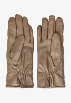 PIKOWANE RĘKAWICZKI DAMSKIE Z MIĘKKIEJ SKÓRY EKOLOGICZNEJ DIANA & CO FIRENZE DND8636