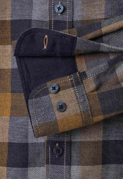 KOSZULA MĘSKA W KRATĘ Z DŁUGIM RĘKAWEM CASAMODA 444309700