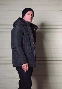 KURTKA MĘSKA Z KAPTUREM JUPITER 61170 0060