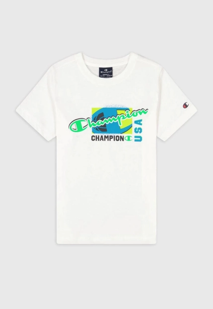 T-SHIRT CHŁOPIĘCY Z KRÓTKIM RĘKAWEM CHAMPION 306333