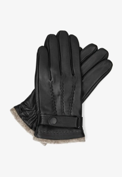 SKÓRZANE RĘKAWICZKI WITTCHEN Z WEŁNĄ 44-6L-037-19