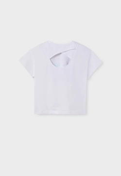 T-SHIRT DZIEWCZĘCY Z NADRUKIEM MAYORAL 6030