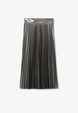 METALICZNA PLISOWANA SPÓDNICA MIDI TIFFOSI 10057039