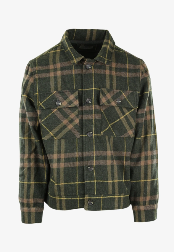 KURTKA KOSZULOWA MĘSKA Z DOMIESZKĄ WEŁNY I WISKOZY CONSENSO 4752725