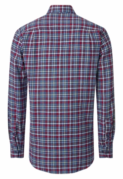 KOSZULA MĘSKA Z DŁUGIM RĘKAWEM W KRATĘ REDMOND 252075111