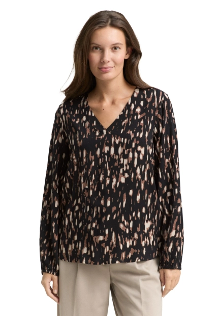 BLUZKA DAMSKA V Z WISKOZY TOM TAILOR 1048695