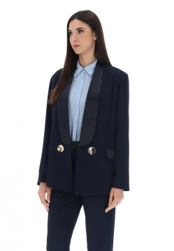 MARYNARKA DAMSKA Z OZDOBNYMI GUZIKAMI EKS GC1601 ZZ6