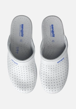 SKÓRZANE PANTOFLE MĘSKIE SANOFIT PO 01U