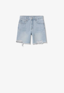 BERMUDY DAMSKIE JEANS Z PRZETARCIAMI BENNY TIFFOSI 10054524