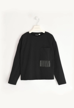 BLUZKA DZIEWCZĘCA Z DŁUGIM RĘKAWEM SARABANDA O 5429