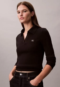 POLO DAMSKIE Z DŁUGIM RĘKAWEM CALVIN KLEIN LV047E203G