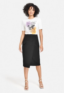 SPÓDNICA DAMSKA DO KOLAN Z KIESZENIĄ TAIFUN 210002-11354