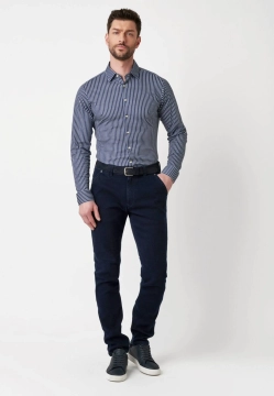 KOSZULA MĘSKA W PASY DESOTO 87128-3