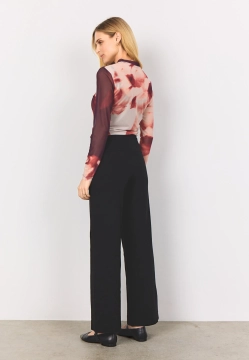 SPODNIE DAMSKIE Z SZEROKĄ NOGAWKĄ SOYACONCEPT 40899