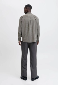 SZTRUKSOWA KOSZULA MĘSKA Z DŁUGIM RĘKAWEM JACK & JONES 12282351