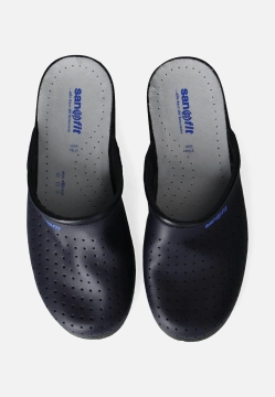 SKÓRZANE PANTOFLE MĘSKIE SANOFIT PO 01U