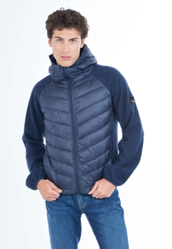 BLUZA MĘSKA Z PIKOWANYM PRZODEM YES ZEE J802 NB00