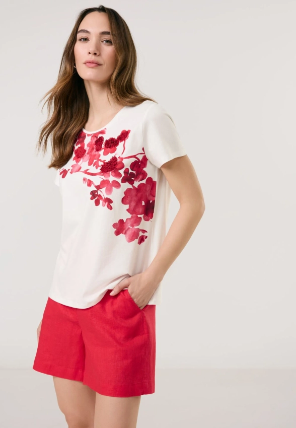 T-SHIRT DAMSKI TAIFUN 771348-16203