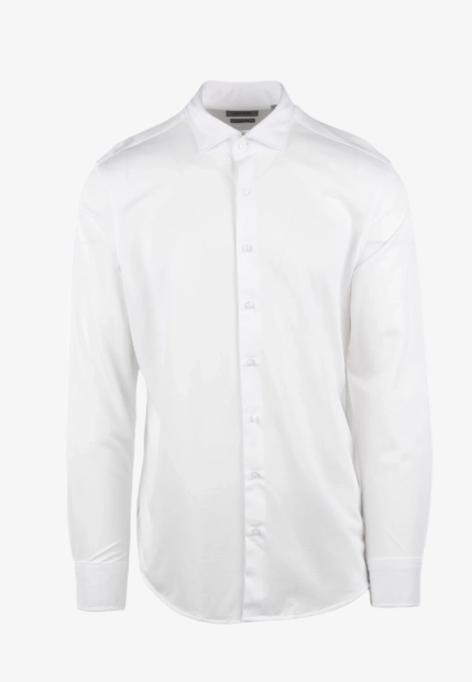 DŻERSEJOWA KOSZULA MĘSKA Z DŁUGIM RĘKAWEM PIERRE CARDIN C6 71410 0514