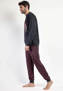 BAWEŁNIANA PIŻAMA MĘSKA Z DŁUGIM RĘKAWEM STAR WARS ADMAS 63478