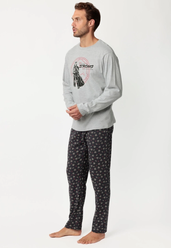 BAWEŁNIANA PIŻAMA MĘSKA ADMAS Z KOLEKCJI STAR WARS 63479
