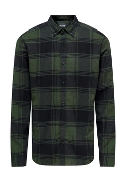 KOSZULA MĘSKA W KRATĘ Z KOŁNIERZEM BUTTON DOWN ONLY & SONS 22022446