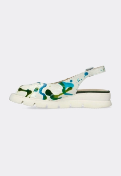 SKÓRZANE SANDAŁY DAMSKIE BRUNATE 39622