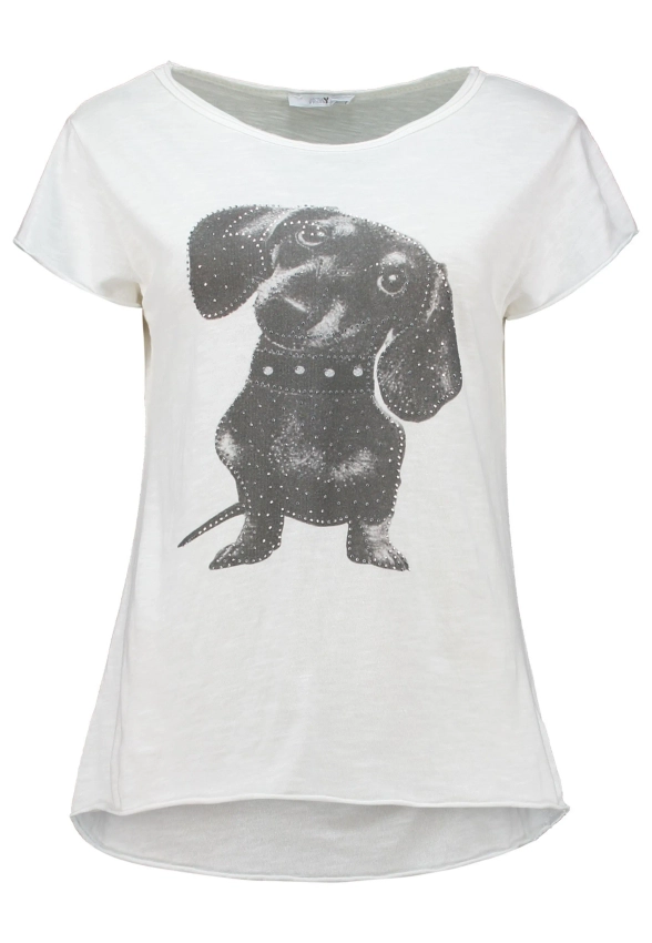 T-SHIRT DAMSKI Z NADRUKIEM HAILYS LF-22826