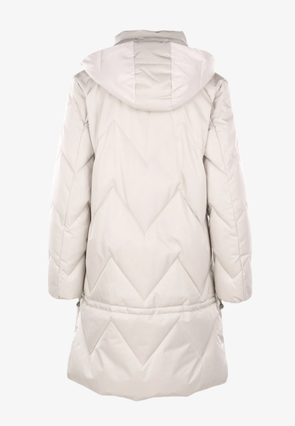 DŁUGA PIKOWANA KURTKA DAMSKA GREEN GOOSE 25705845